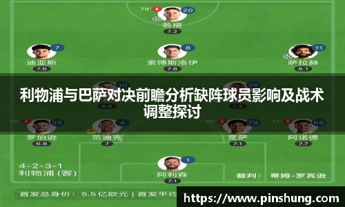 利物浦与巴萨对决前瞻分析缺阵球员影响及战术调整探讨